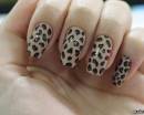 Леопардовый маникюр на длинные ногти