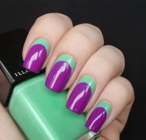 Фиолетово-зеленый