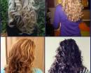 4 фото длинных волнистых волос разных цветов