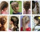 8 красивых причесок для школьниц с косами