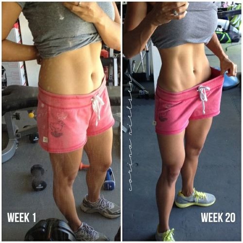 Фото До и после: похудение за 20 недель