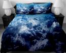 Арт на постели: небо в облаках