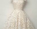 Кружевное белое платье