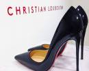 Черные лакированные туфли Christian  Louboutin