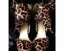 Леопардовые туфли с бантами