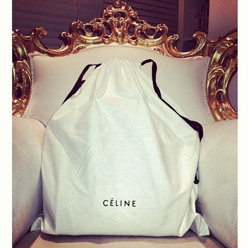 Белая сумка Celine