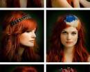 6 фото украшений волос рыжеволосой девушки
