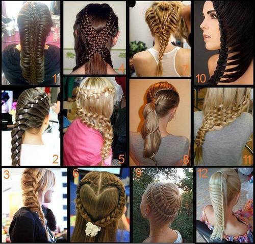 12 идей плетения кос