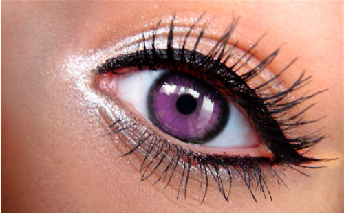 Фиолетовый глаз
